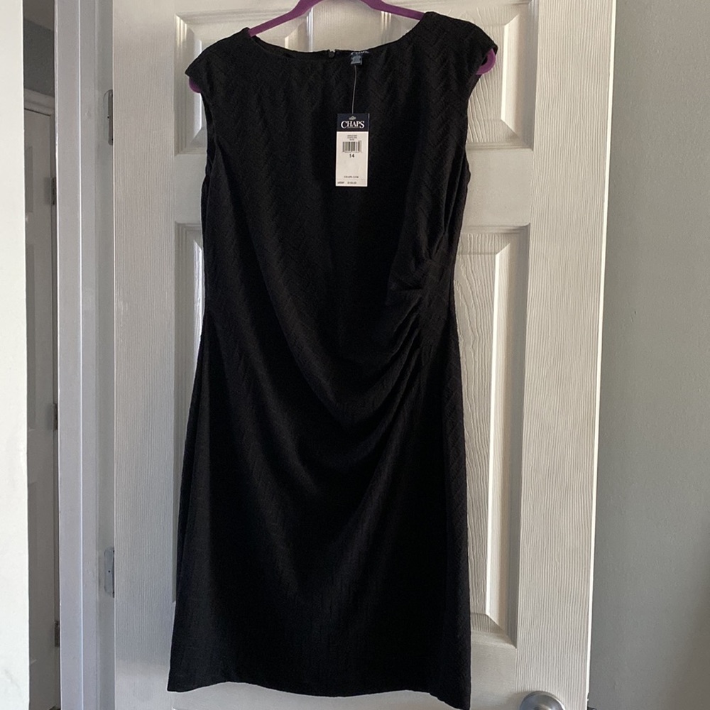 Chaps Dress Black